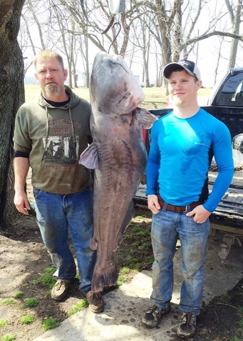 Burr Edde III - giant blue catfish