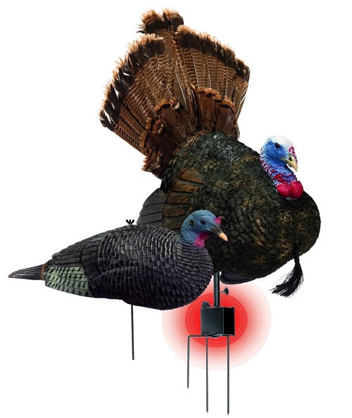 RedHead Reality Series Remote Crazy Jake and Mating Hen Turkey Decoy Combo 1