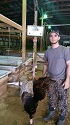 Cody Guess with his world record wild turkey