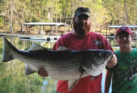 Striper Record Nearly Broke On Lake Lanier