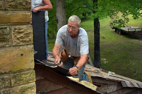 Nashville Building Trades volunteers rehab Boy Scouts cabin at Montgomery Bell