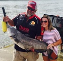 Awesome catfish action on the Cumberland River