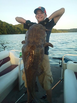 Possible 100 Pound Tennessee Flathead Catfish Reeled In 1