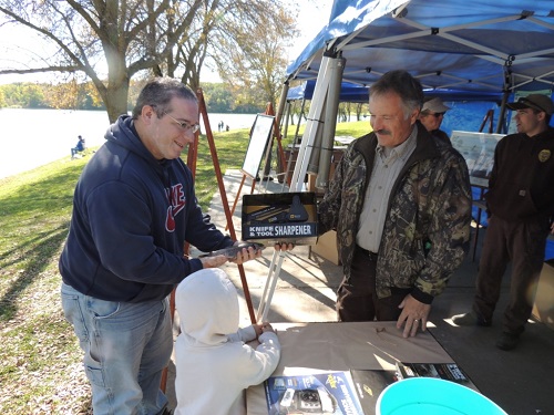 TROUT RELEASE AT WEST LAKE PARK 1