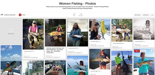 ODU Pinterest Page - Lady's Fishing