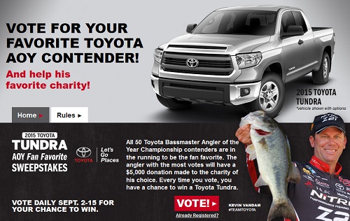 Vote for your favorite Toyota AOY contender