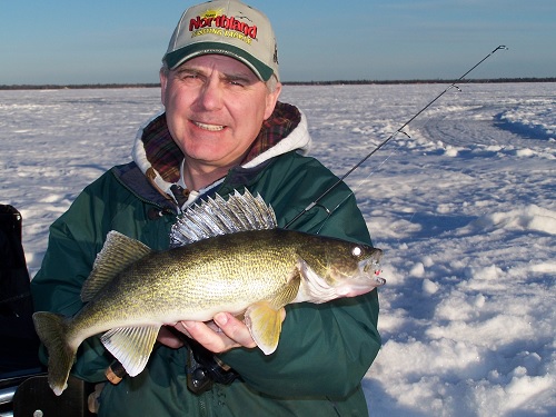 WALLEYES ON SPOONS THROUGH THE ICE