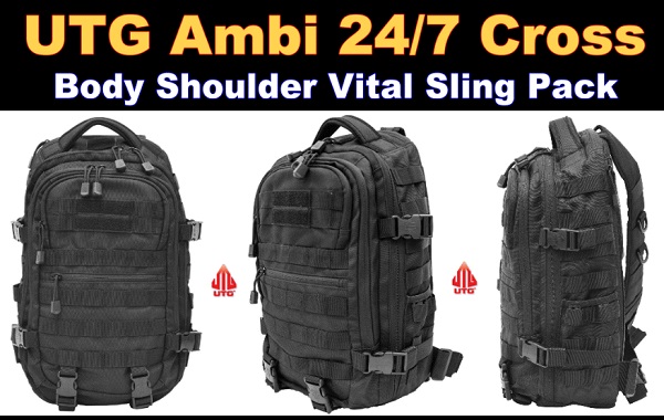 Leapers UTG AMBI Cross Body Shoulder Vital Sling Pack