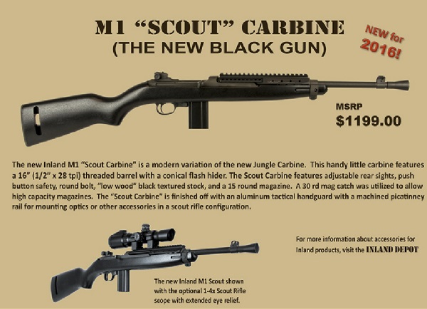 Inland Manufacturing .30 caliber M1 Scout Carbine