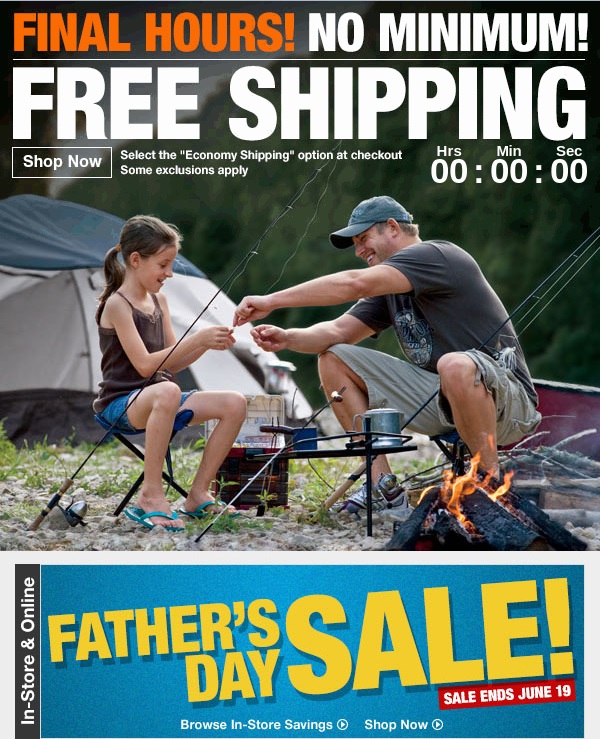Only Hours Left to Snag Dad a Gift with Free Shipping