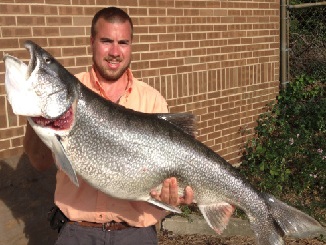 Angler Catches Record-Breaking Trout On Lake Michigan
