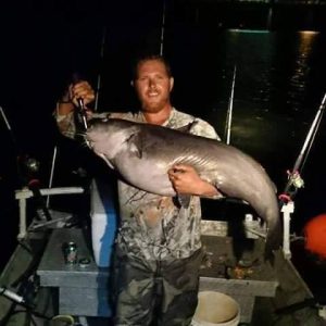 "Catfish Ronnie" with a nice blue cat. 