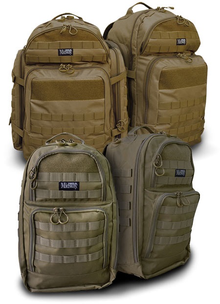 MidwayUSA's Alpha and Delta Tactical Backpacks