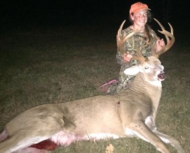 11-year-old Springfield girl's first buck might land in record books