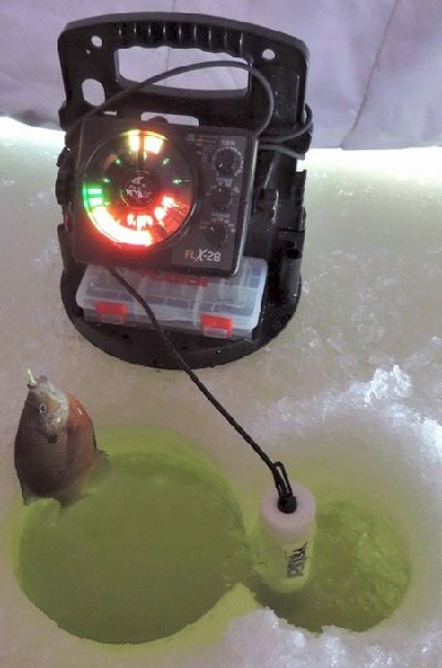 Dan Getting The Ice Fishing Equipment Ready