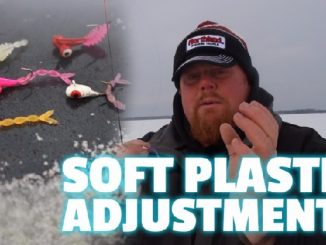 Soft Plastics Adjustment on the Ice