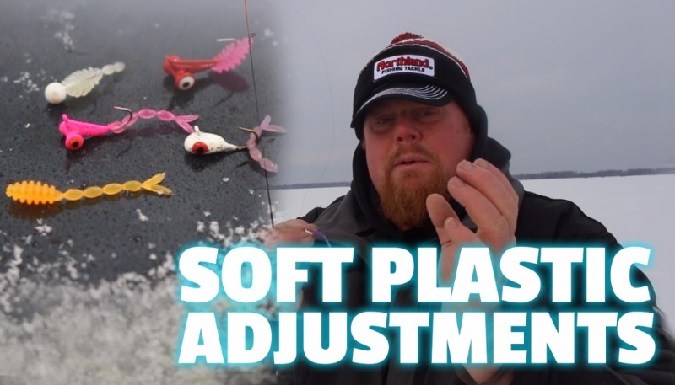 Soft Plastics Adjustment on the Ice