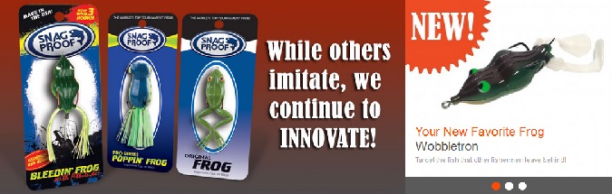 The Innovators of the First Hollow-Bodied Frog...... Snag Proof Lures