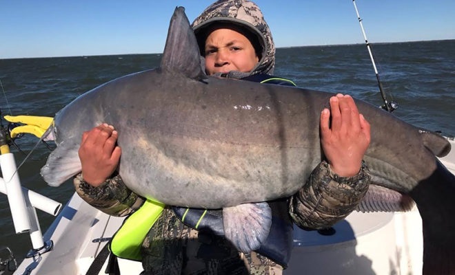 Record Breaking Catfish Catch Reeled In By 10-Year-Old Dylan Sorrells