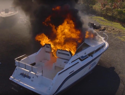 4 Fire Extinguisher Myths, Burning Boats Reel