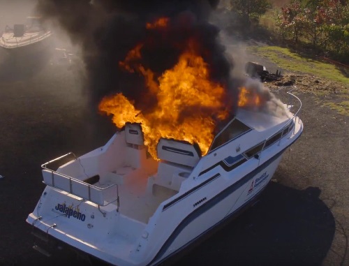 4 Fire Extinguisher Myths About A Boat Fire