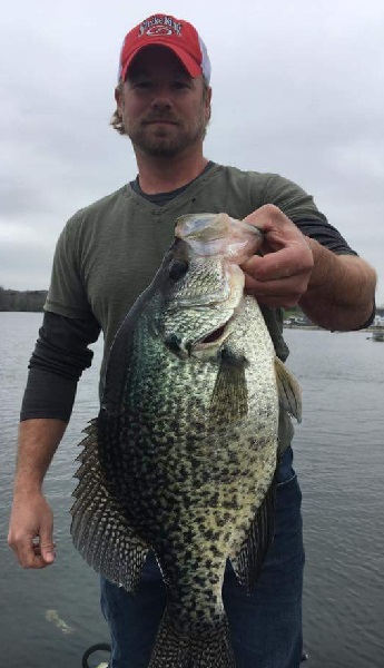 4 Pound 8 Ounce Record Crappie Landed