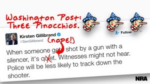 The Washington Post Gives Gun Control Group Three Pinocchios - Americans for Responsible Solutions