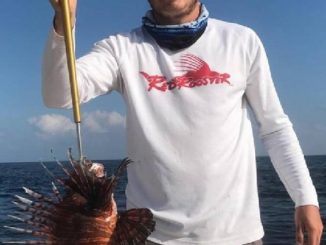 Giant Mississippi Record Lionfish Caught