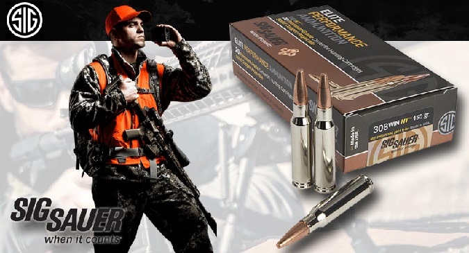SIG SAUER Introduces SIG HT Hunting Ammunition in 308 Win