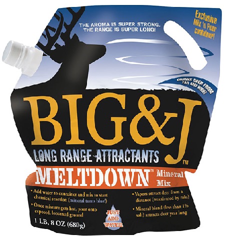 Big&J's Meltdown is the Hottest Thing in Whitetail Mineral Attractants