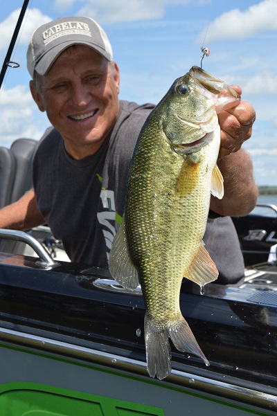 Catching bass on the weedline