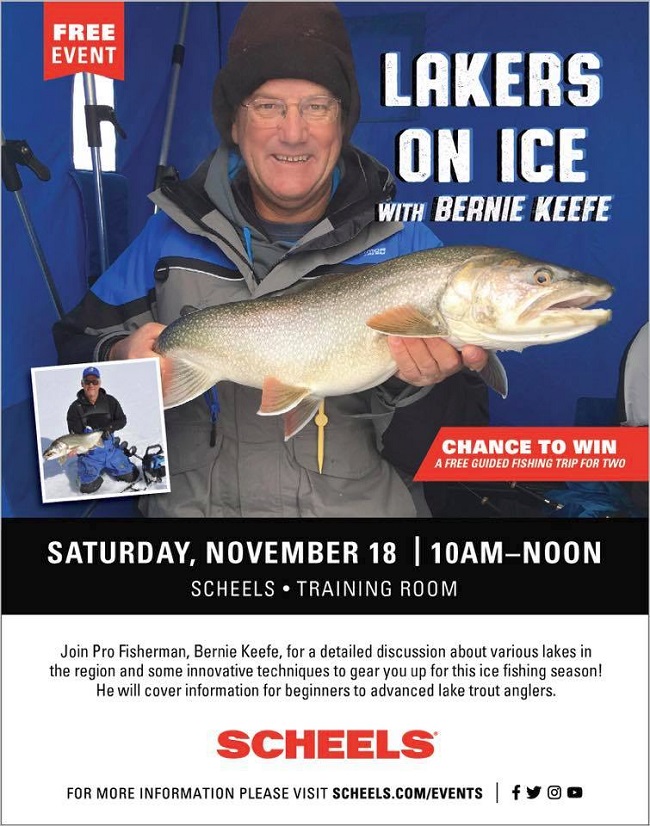 Ice Fishing Seminar, By Bernie Keefe