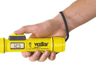 The Vexilar LPS-1 is a hand held digital depth finder