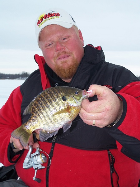 HALFTIME FOR ICE-FISHING