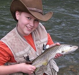 Fishing Trout With Mepps