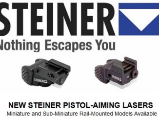 NEW STEINER PISTOL-AIMING LASERS