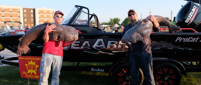 SeaArk Owner's Tournament Turns out Monster Alabama Catfish