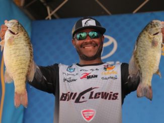 For the first time in four days, the wind and waves were calm on mighty Lake Oahe. Mark Daniels Jr. was not.