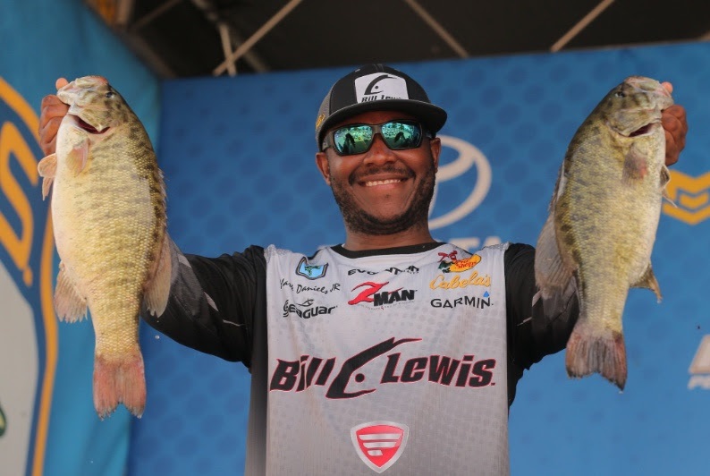 For the first time in four days, the wind and waves were calm on mighty Lake Oahe. Mark Daniels Jr. was not.