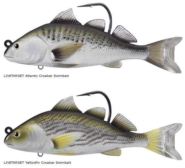 The LIVETARGET Croaker Swimbait 