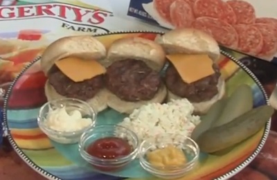 SAUSAGE AND BEEF SLIDERS