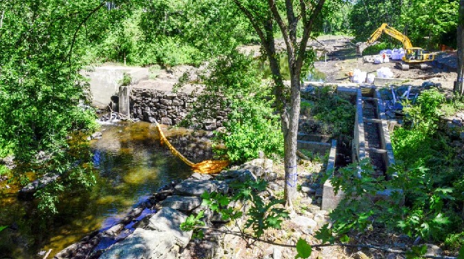 Maine's Sheepscot River Fish Passage Project Underway