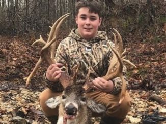 Tennessee Teen Harvests A Monster 27-Point Buck b