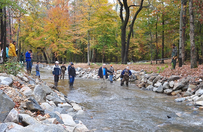 Virginia town partners with Randolph-Macon College to restore local stream