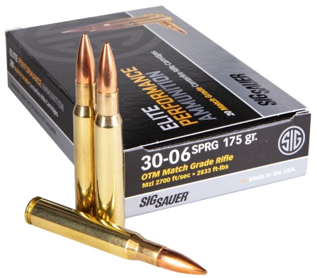 SIG SAUER Introduces 30-06 Springfield Elite Match Ammunition