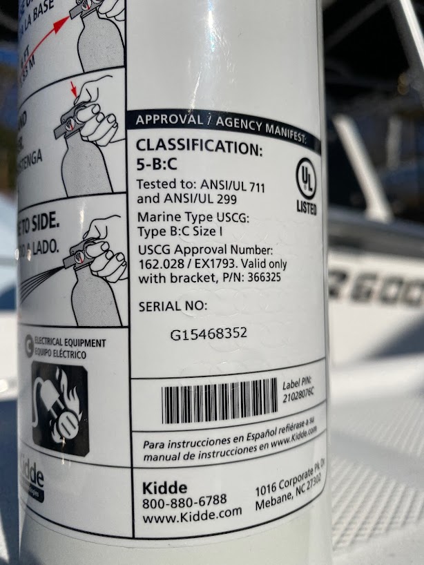 New U.S. Coast Guard Fire Extinguisher Regulation Effective April 20